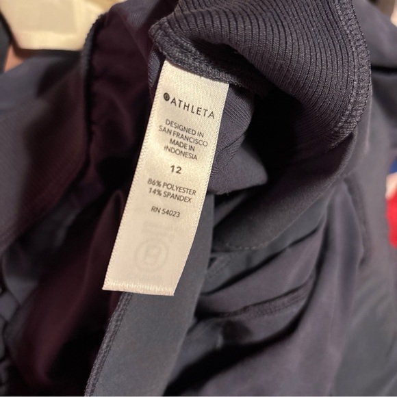 Athleta Brooklyn Textured Ankle Pant 12 Animal Print - Picture 4 of 4